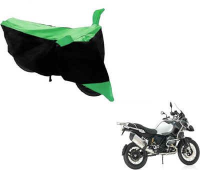 MOCKHE Two Wheeler Cover for BMW(1200 GS, Black, Green)