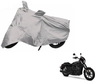 Auto Hub Two Wheeler Cover for Harley Davidson(Silver)