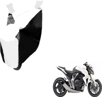 Auto Hub Two Wheeler Cover for Honda(CB 1000R, Black, White)