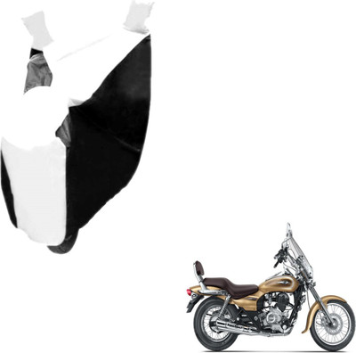 MOCKHE Two Wheeler Cover for Bajaj(Avenger 220 Cruise, Black, White)