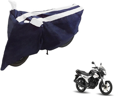NIKS Two Wheeler Cover for Yamaha(SZ R, Black, White)