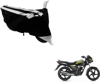 Flipkart SmartBuy Two Wheeler Cover for TVS(Star City, Black, Silver)