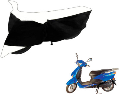 Flipkart SmartBuy Two Wheeler Cover for Hero(E Scoot, Black, White)