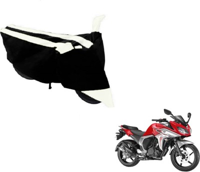 Flipkart SmartBuy Two Wheeler Cover for Yamaha(Fazer, Black, White)