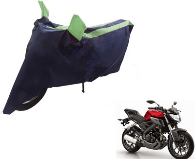 Auto Hub Two Wheeler Cover for Suzuki(Gixxer, Black, Green)