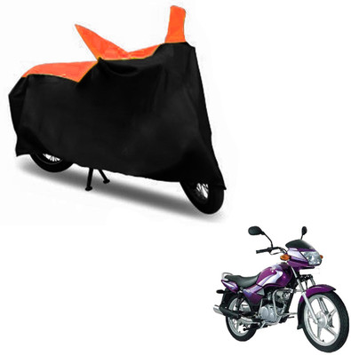 InayaAutoMotive Two Wheeler Cover for TVS(Star City, Black, Orange)