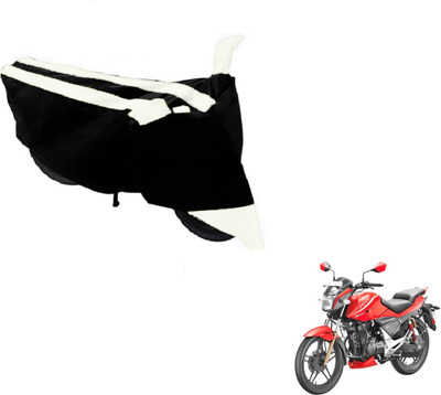 MOCKHE Two Wheeler Cover for Hero(Sport, Black, White)