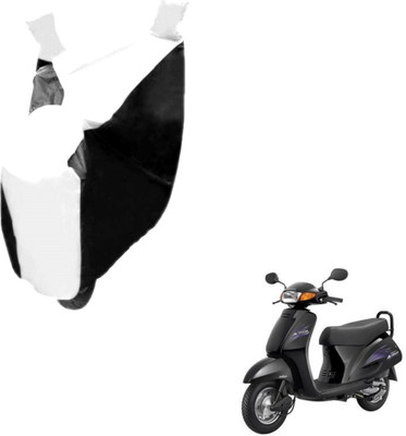 Auto Hub Two Wheeler Cover for Honda(Activa, Black, White)