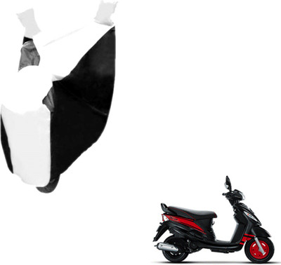 Auto Hub Two Wheeler Cover for Mahindra(Rodeo, Black, White)