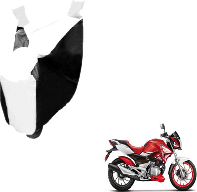 MOCKHE Two Wheeler Cover for Hero(Xtreme, Black, White)