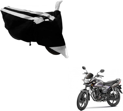 SMART BUYY Two Wheeler Cover for Honda(CB Shine, Black, Silver)