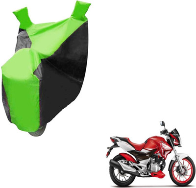 NIKS Two Wheeler Cover for Hero(Xtreme, Black, Green)