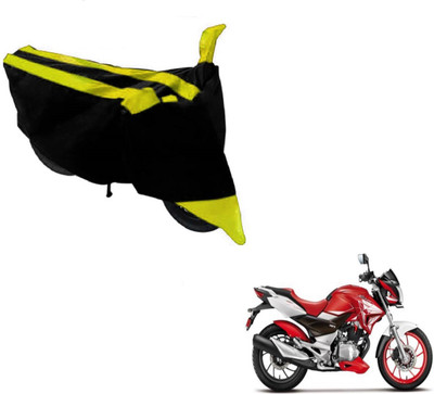 MOCKHE Two Wheeler Cover for Hero(Xtreme, Black, Yellow)