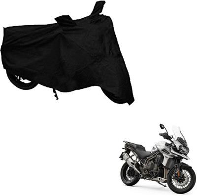 InayaAutoMotive Two Wheeler Cover for Triumph(Tiger 800 XCA, Black)