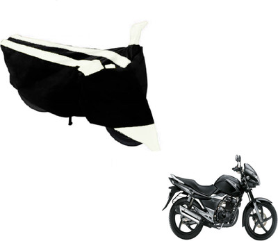 Flipkart SmartBuy Two Wheeler Cover for Suzuki(GS, Black, White)