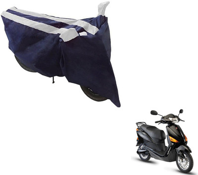 NIKS Two Wheeler Cover for Hero(Electric Optima, Black, Silver)