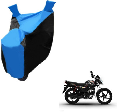 NIKS Two Wheeler Cover for Mahindra(Pantero, Black, Blue)