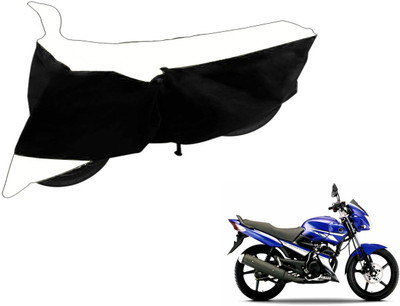 Flipkart SmartBuy Two Wheeler Cover for Yamaha(Gladiator, Black, White)