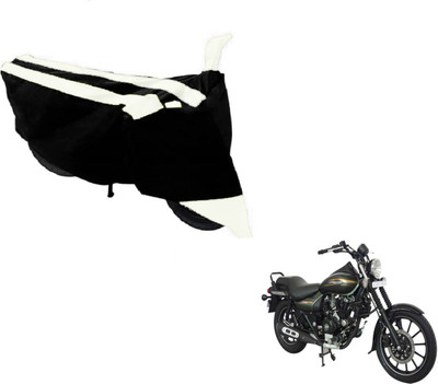 Amanzo Two Wheeler Cover for Bajaj(Avenger 220 Street, Black, White)