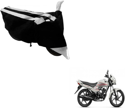 MOCKHE Two Wheeler Cover for Honda(Dream Neo, Black, Silver)
