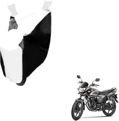 MOCKHE Two Wheeler Cover for Honda(CB Shine, Black, White)