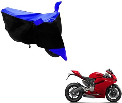 Amanzo Two Wheeler Cover for Ducati(899 Panigale, Black, Blue)