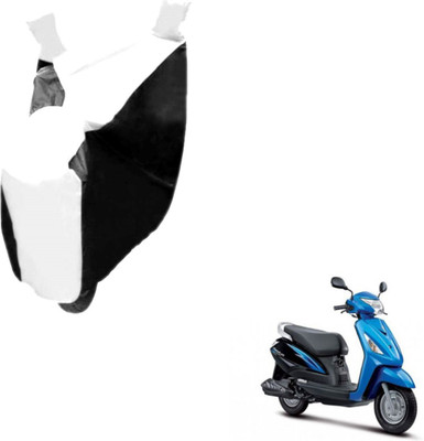 Auto Hub Two Wheeler Cover for Suzuki(Zeus, Black, White)