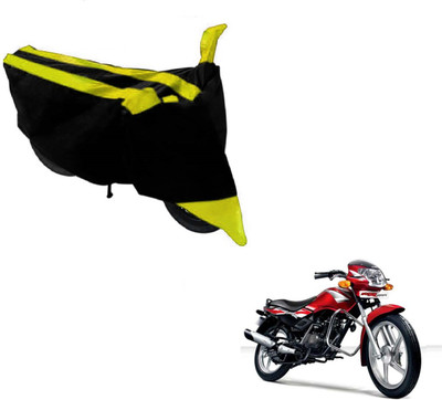 NIKS Two Wheeler Cover for TVS(Star Sport, Black, Yellow)