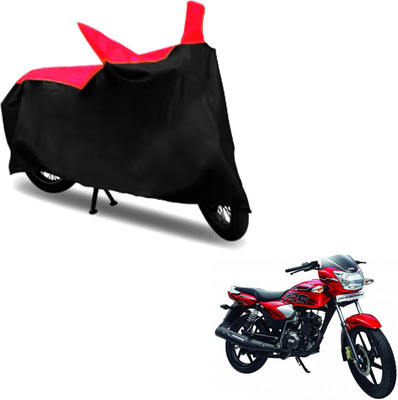 RONISH Two Wheeler Cover for TVS(Phoenix 125, Black, Red)