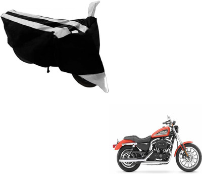 Flipkart SmartBuy Two Wheeler Cover for Harley Davidson(XL 883, Black, Silver)