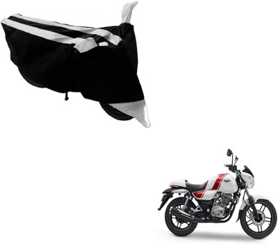 MOCKHE Two Wheeler Cover for Universal For Bike(Black, Silver)