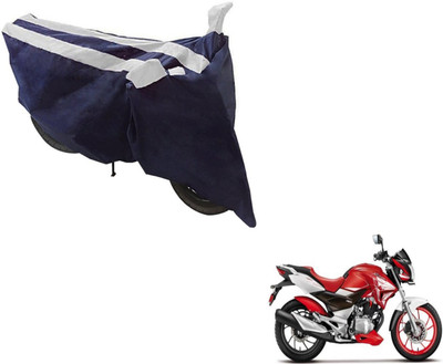 Auto Hub Two Wheeler Cover for Hero(Xtreme, Black, Silver)