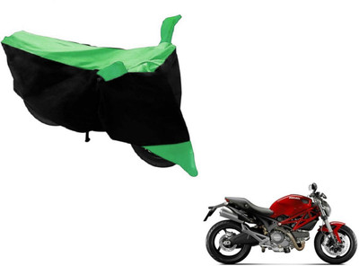 Amanzo Two Wheeler Cover for Ducati(Monster 795, Black, Green)
