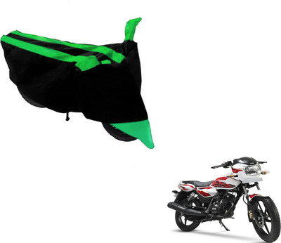MOCKHE Two Wheeler Cover for TVS(Phoenix 125, Black, Green)