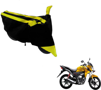 Flipkart SmartBuy Two Wheeler Cover for Honda(CB Twister, Black, Yellow)