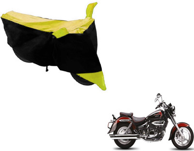 MOCKHE Two Wheeler Cover for Hyosung(Aquila 250, Black, Yellow)