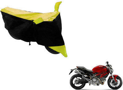 MOCKHE Two Wheeler Cover for Ducati(Monster 795, Black, Yellow)