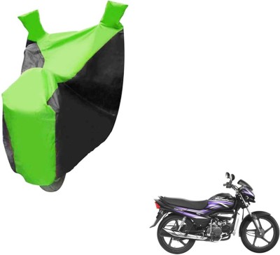 Auto Hub Two Wheeler Cover for Hero(Super Splendor, Black, Green)