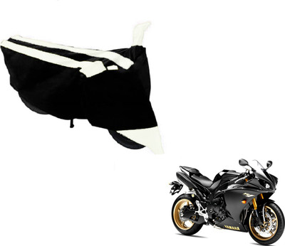 Flipkart SmartBuy Two Wheeler Cover for Yamaha(YZF R1, Black, White)