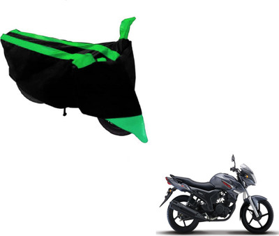 Amanzo Two Wheeler Cover for Yamaha(SZ-S, Black, Green)