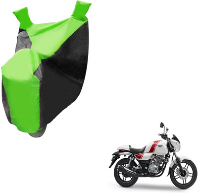 Auto Hub Two Wheeler Cover for Universal For Bike(Black, Green)