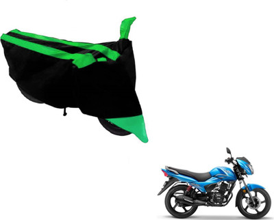 MOCKHE Two Wheeler Cover for TVS(Victor New, Black, Green)
