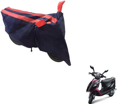 Auto Hub Two Wheeler Cover for TVS(Streek, Black, Orange)