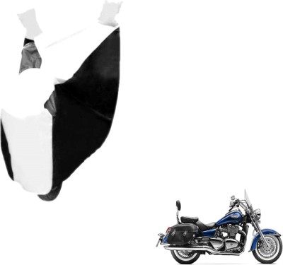 MOCKHE Two Wheeler Cover for Triumph(Black, White)