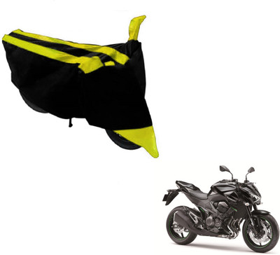 Flipkart SmartBuy Two Wheeler Cover for Kawasaki(Z800, Black, Yellow)