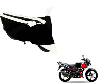 Flipkart SmartBuy Two Wheeler Cover for Yamaha(Gladiator, Black, White)