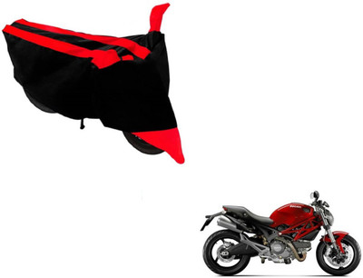 Flipkart SmartBuy Two Wheeler Cover for Ducati(Monster 795, Black, Red)