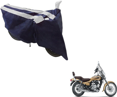 Auto Hub Two Wheeler Cover for Bajaj(Avenger 220 Cruise, Black, Silver)