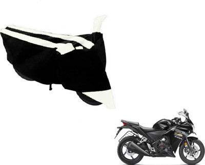 Amanzo Two Wheeler Cover for Honda(CBR 250R, Black, White)