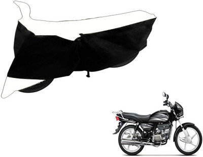 Flipkart SmartBuy Two Wheeler Cover for Hero(Splendor Plus, Black, White)